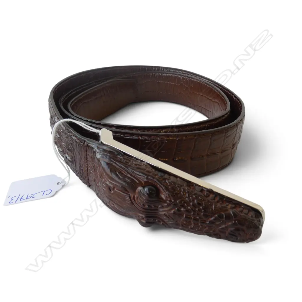 FAUX CROCODILE BELT L.1100 / 950 WAIST Image 1++