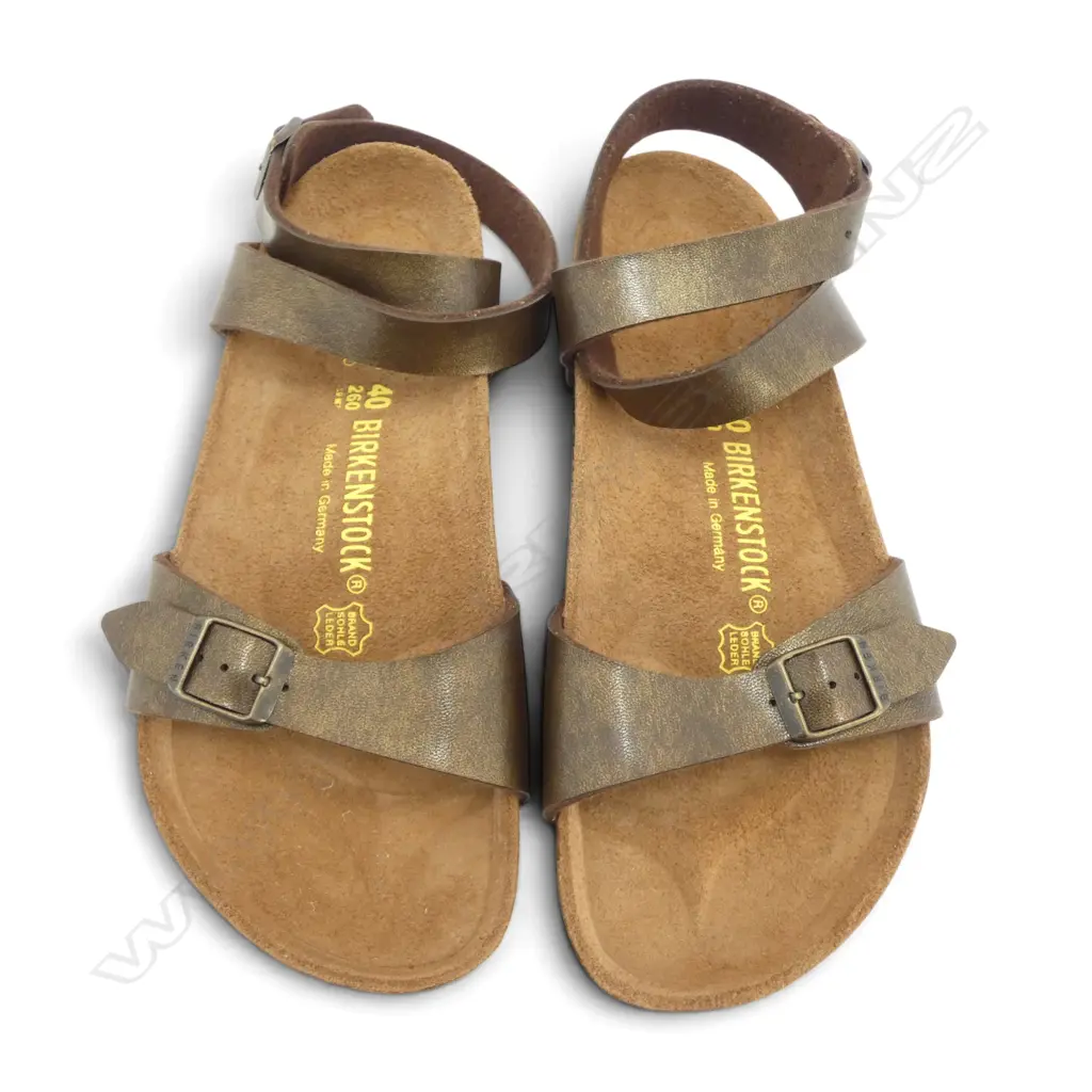 PR BROWN BIRKENSTOCK SANDALS, SZ40, women's 9, men's 7, new Image 1++