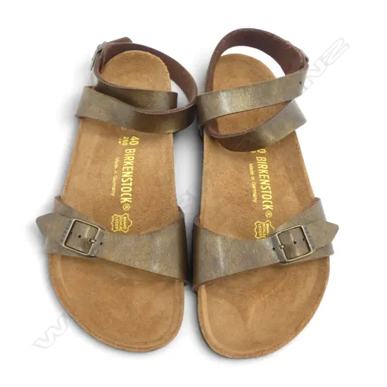 PR BROWN BIRKENSTOCK SANDALS, SZ40, women's 9, men's 7, new