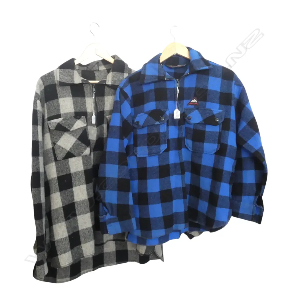 2 N.Z. WOOL JACKETS size XXL & L Image 1++