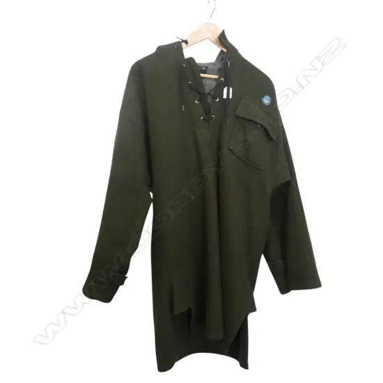 SWANDRI JACKET w. mountain firearms patches, size XOS