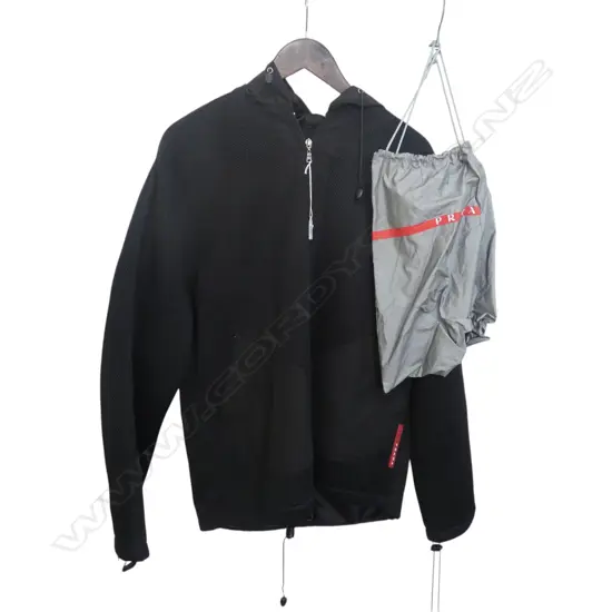 PRADA JACKET SIZE XL (2 SMALL HOLES) 100% POLYESTER