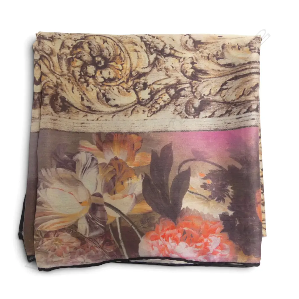 'MACHO' 'AKER' VINTAGE SCARF labelled & named Image 1++