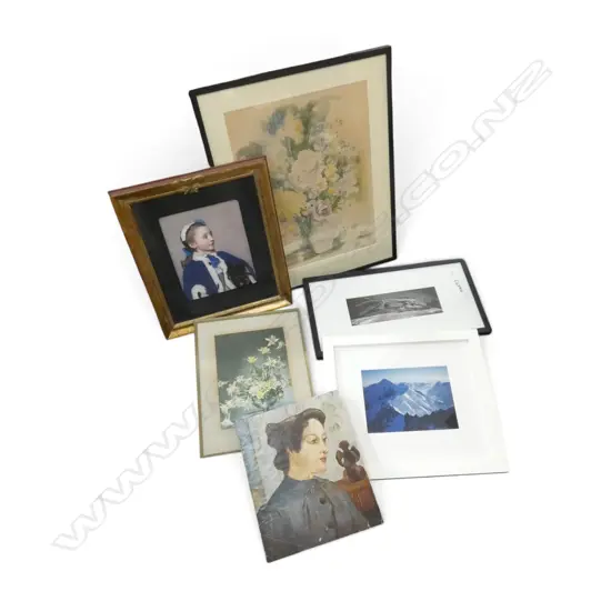 6 FRAMED PRINTS largest 510x390mm