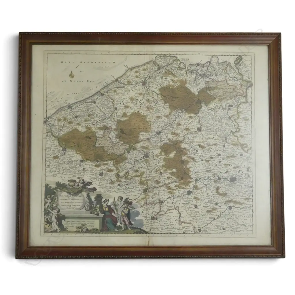 4 MAPS; WORLD, NZ, FLANDERS / BELGIUM, NEW YORK STATE 430x575mm Image 1++