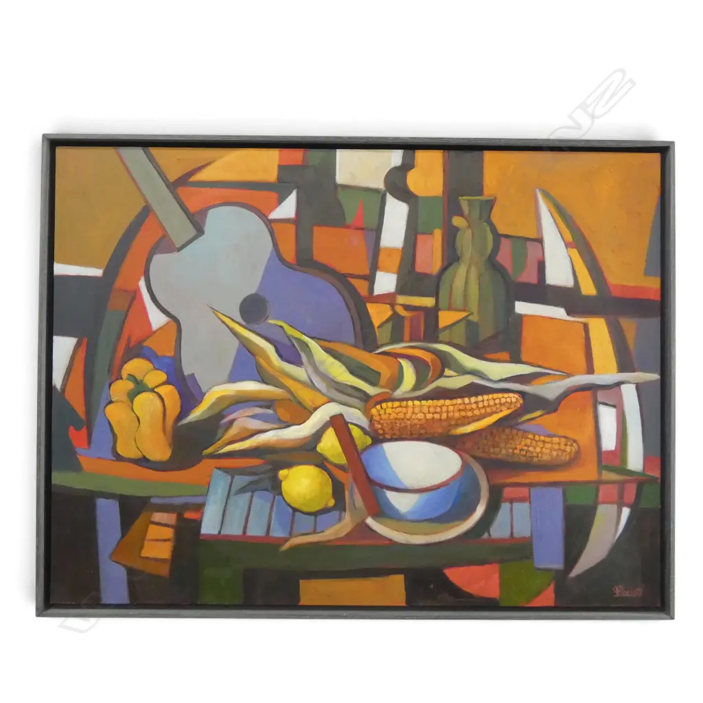 Paolo Canetti, Natura Morta Estiva, acrylic on canvas, 600 x 800mm Image 1++