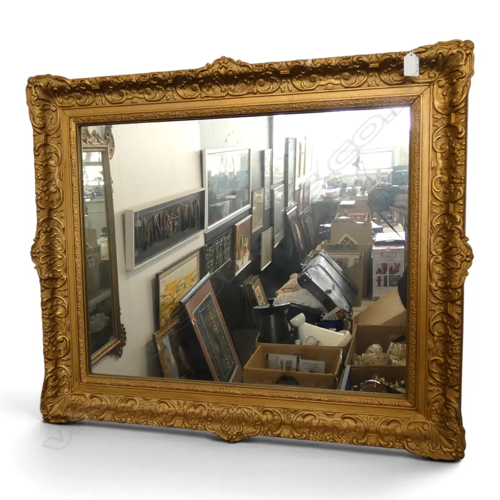 GILT FRAME MIRROR 670x780mm Image 1++