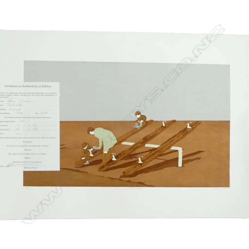 COLLECTION OF 5 NUMBERED SCREEN PRINTS SIGNED REBECCA DAWSON Image 1++