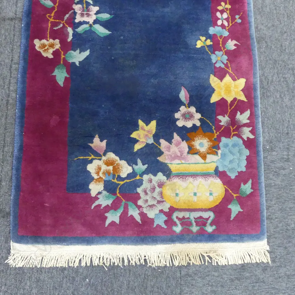 HAND KNOTTED ORIENTAL RUG 1340x740mm Image 1++