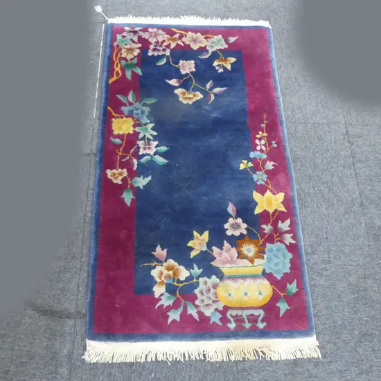 HAND KNOTTED ORIENTAL RUG 1340x740mm