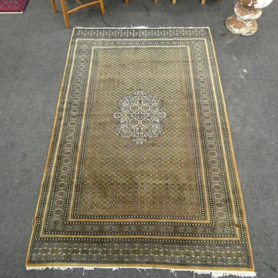HAND KNOTTED WOOL PILE RUG 2430X1580MM