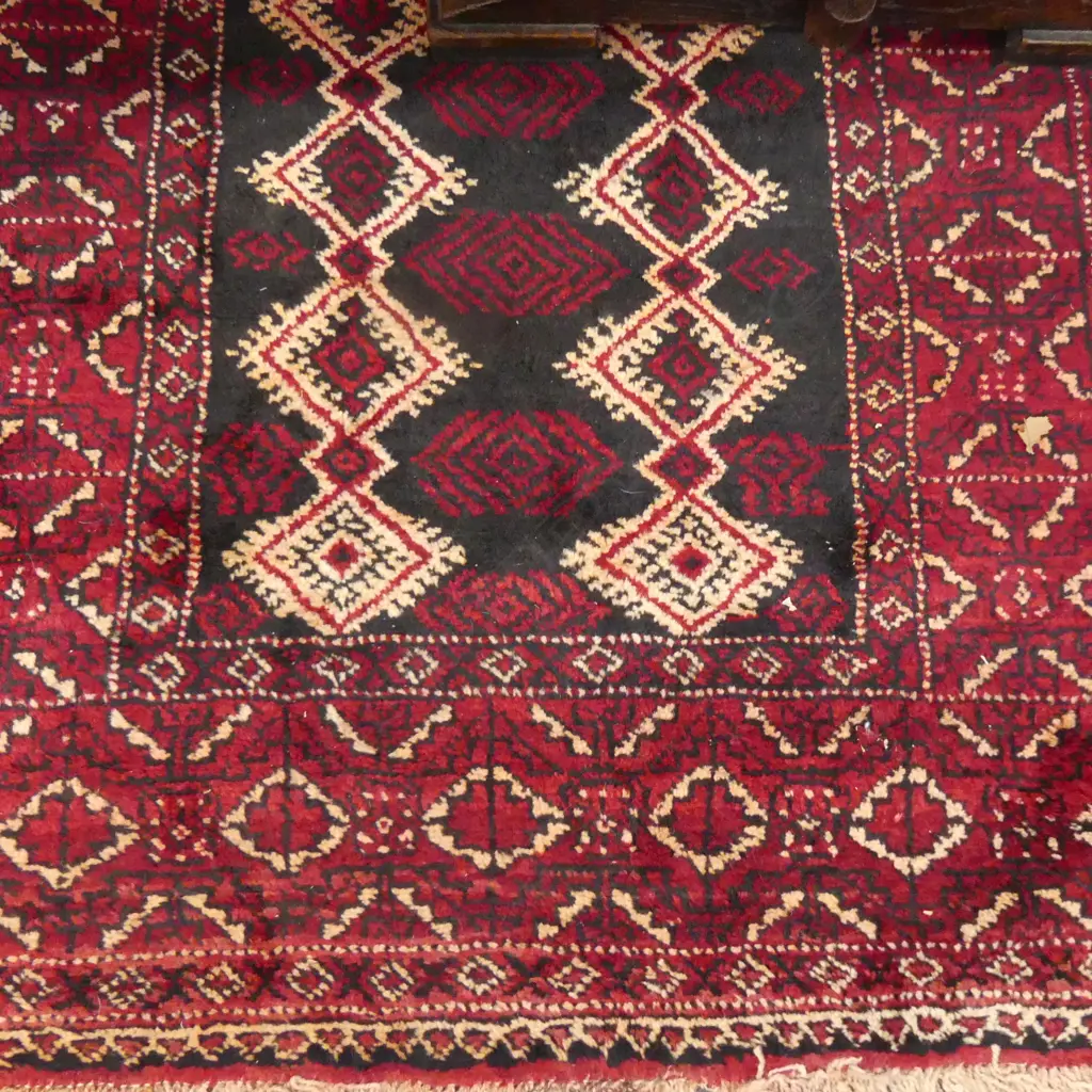 HAND KNOTTED ALL WOOL BALUCH RUNNER 2850x1150mm Image 1++