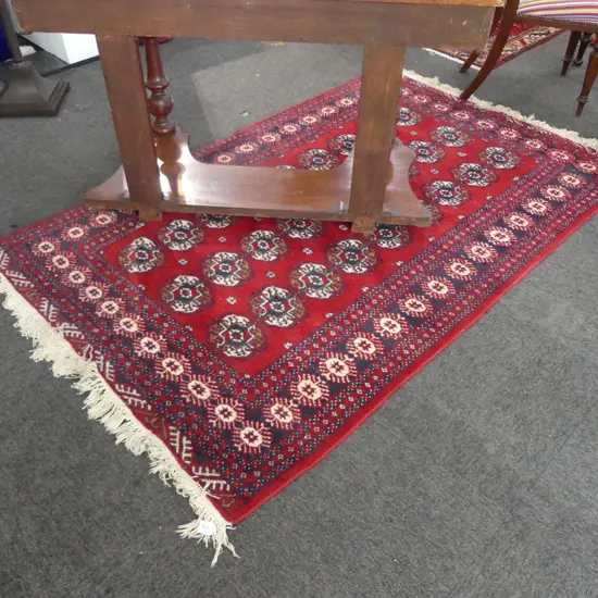 HAND KNOTTED WOOL PILE RUG 1960x1220mm