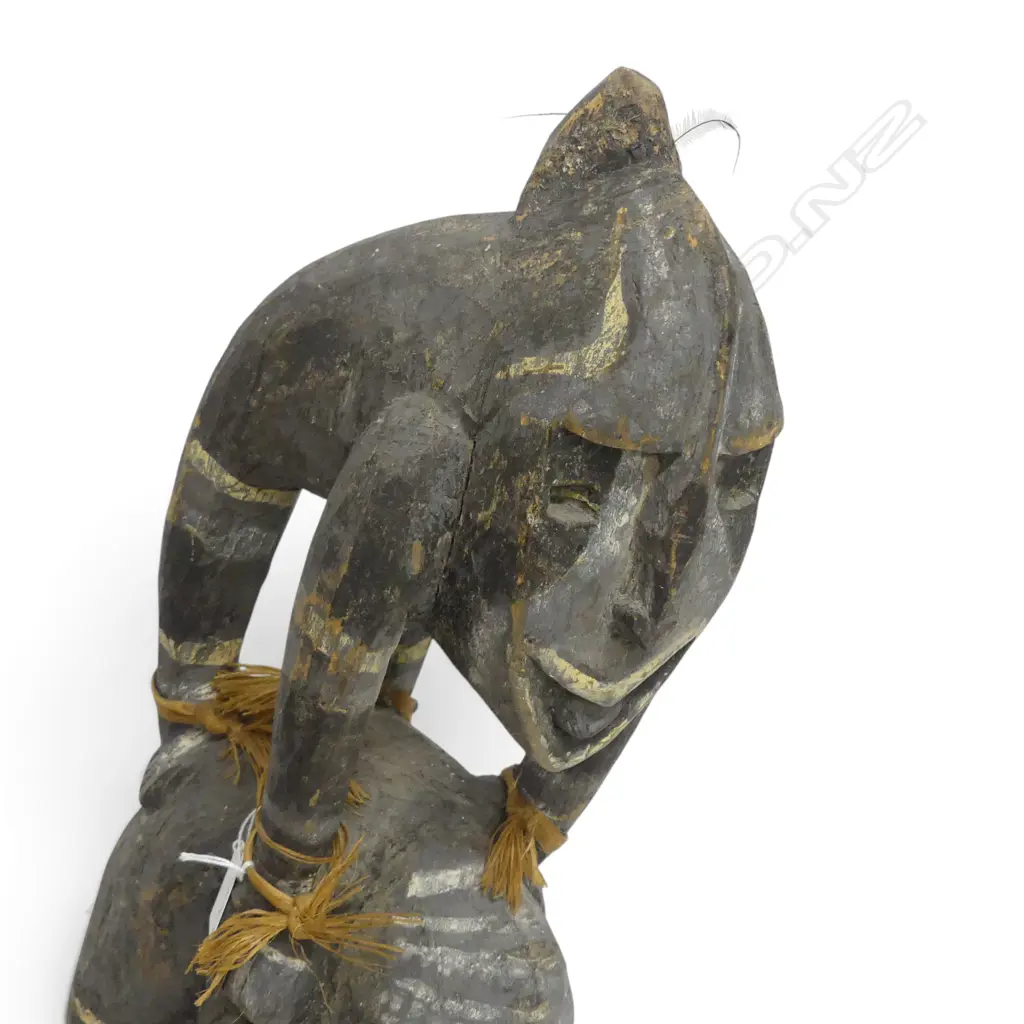 CARVED WOODEN TRIBAL FIGURE H.720mm Image 1++