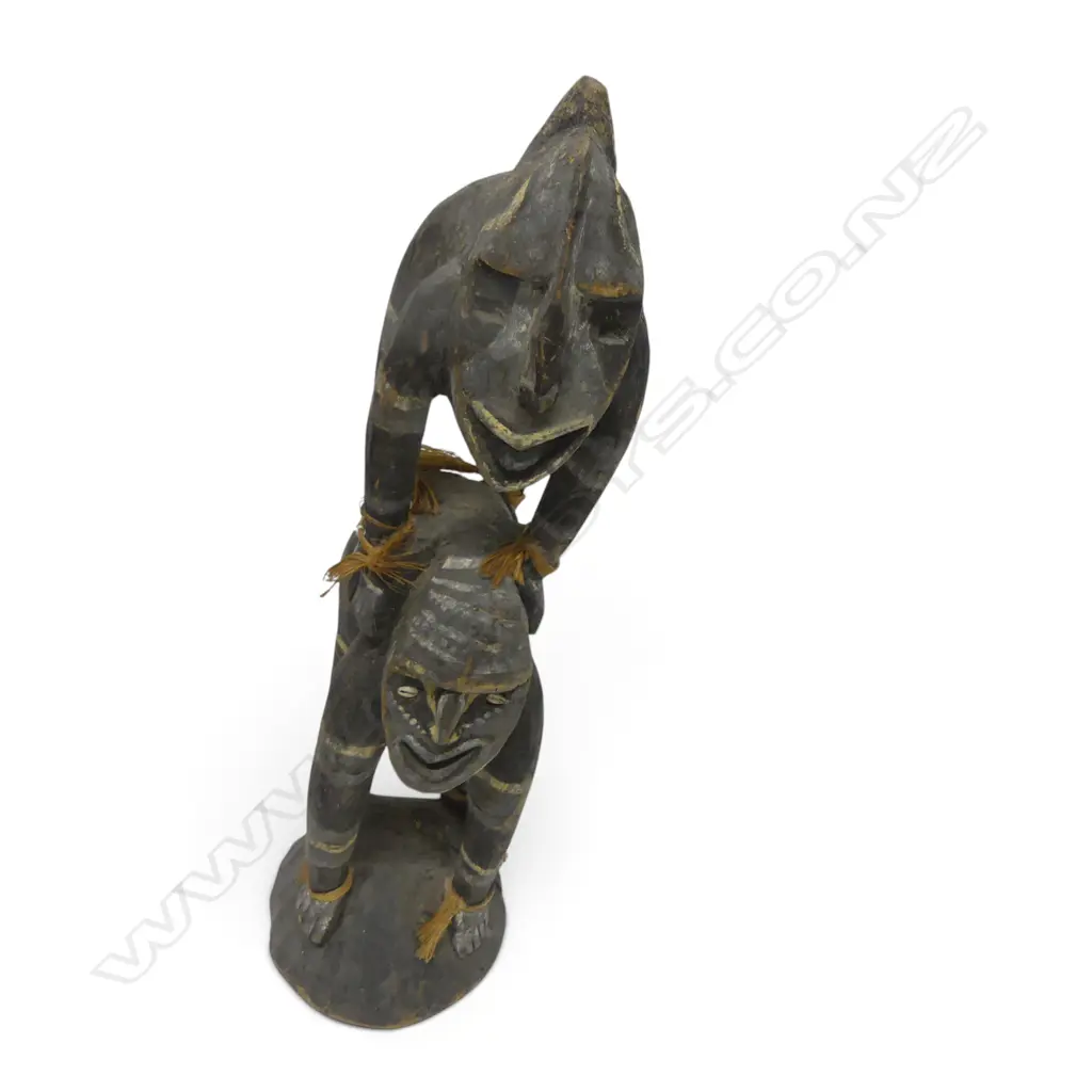 CARVED WOODEN TRIBAL FIGURE H.720mm Image 1++