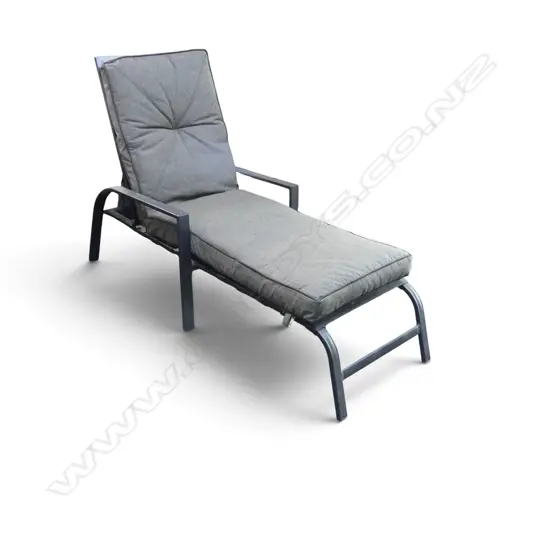 THREE OUTDOOR LOUNGERS