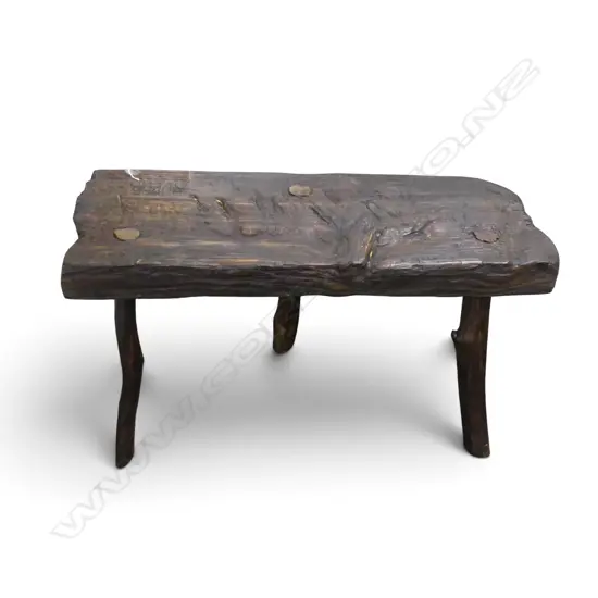 RUSTIC 3 LEGGED STOOL 800x290x460mm