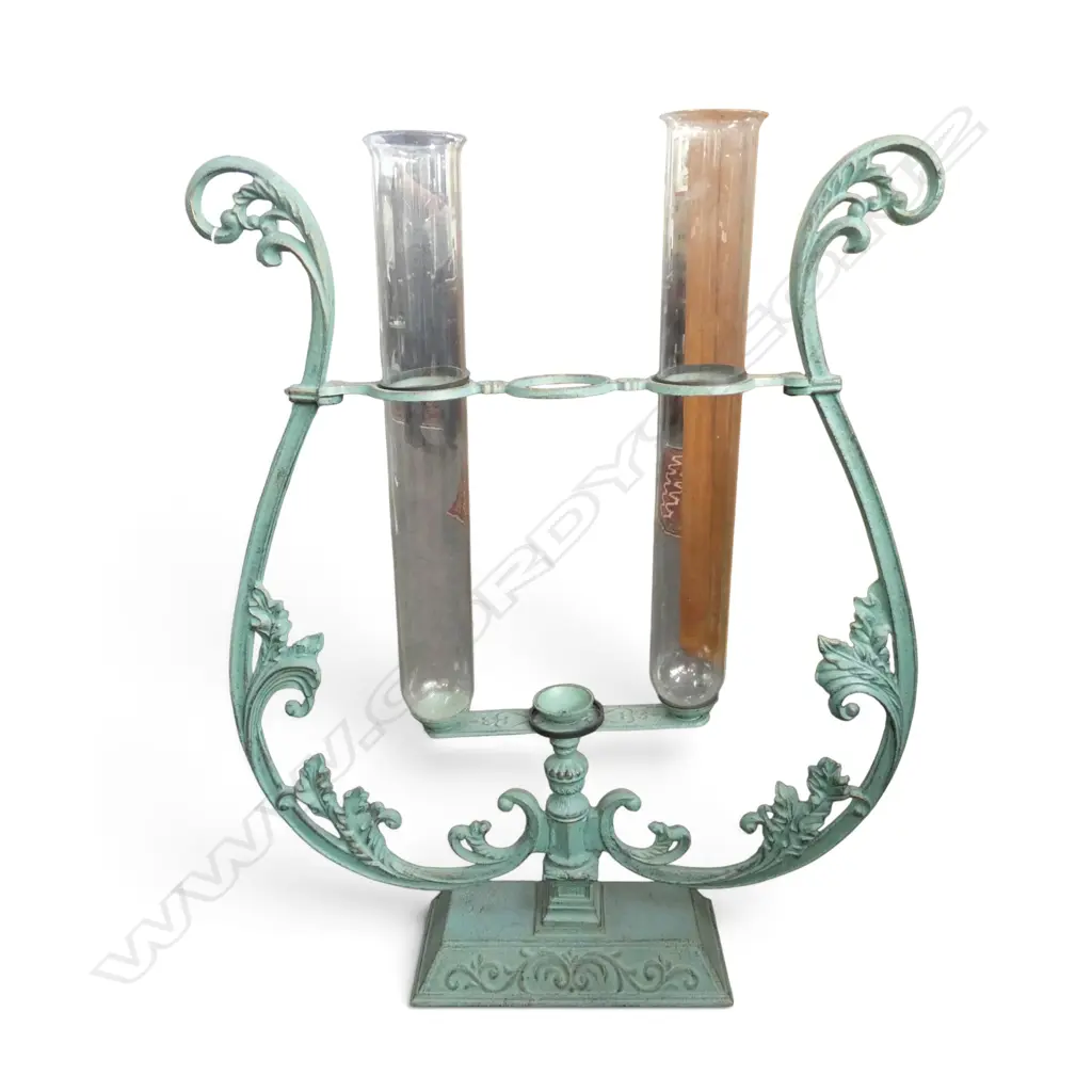 HARP STYLE TRIPLE FLOWER VASE [ONE VASE MISSING] H850MM Image 1++