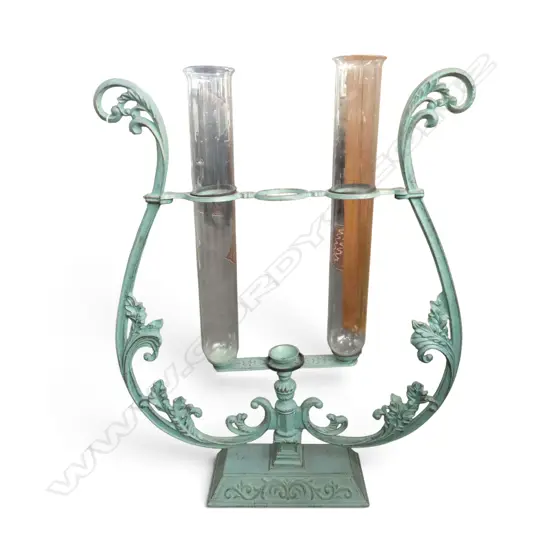 HARP STYLE TRIPLE FLOWER VASE [ONE VASE MISSING] H850MM
