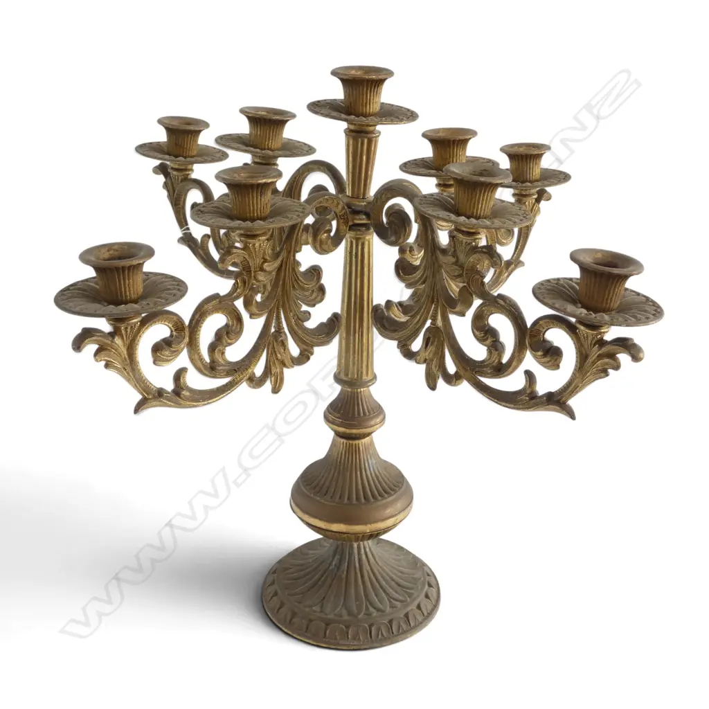 GILT METAL CANDELABRA H.420mm Image 1++