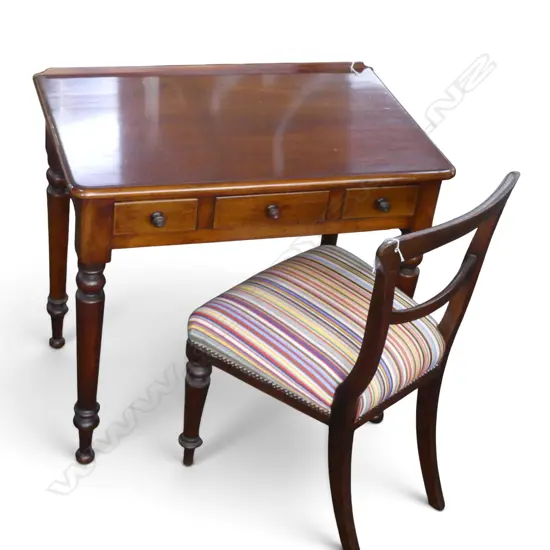 VICTORIAN WRITING DESK & CHAIR