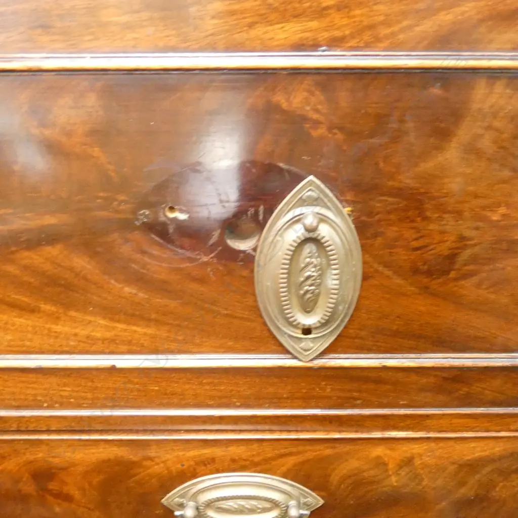 GEORGIAN MAHOGANY BUREAU 1090x440x1170mm Image 1++