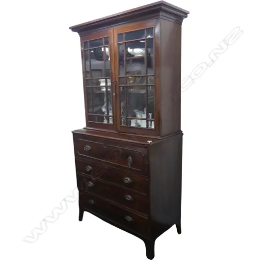 GEORGIAN MAHOGANY BUREAU 1090x440x1170mm