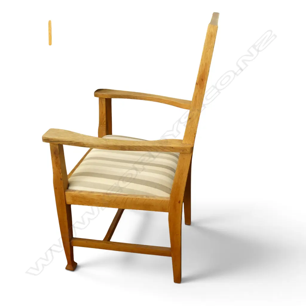 OAK DINING TABLE & 6 CHAIRS Image 1++