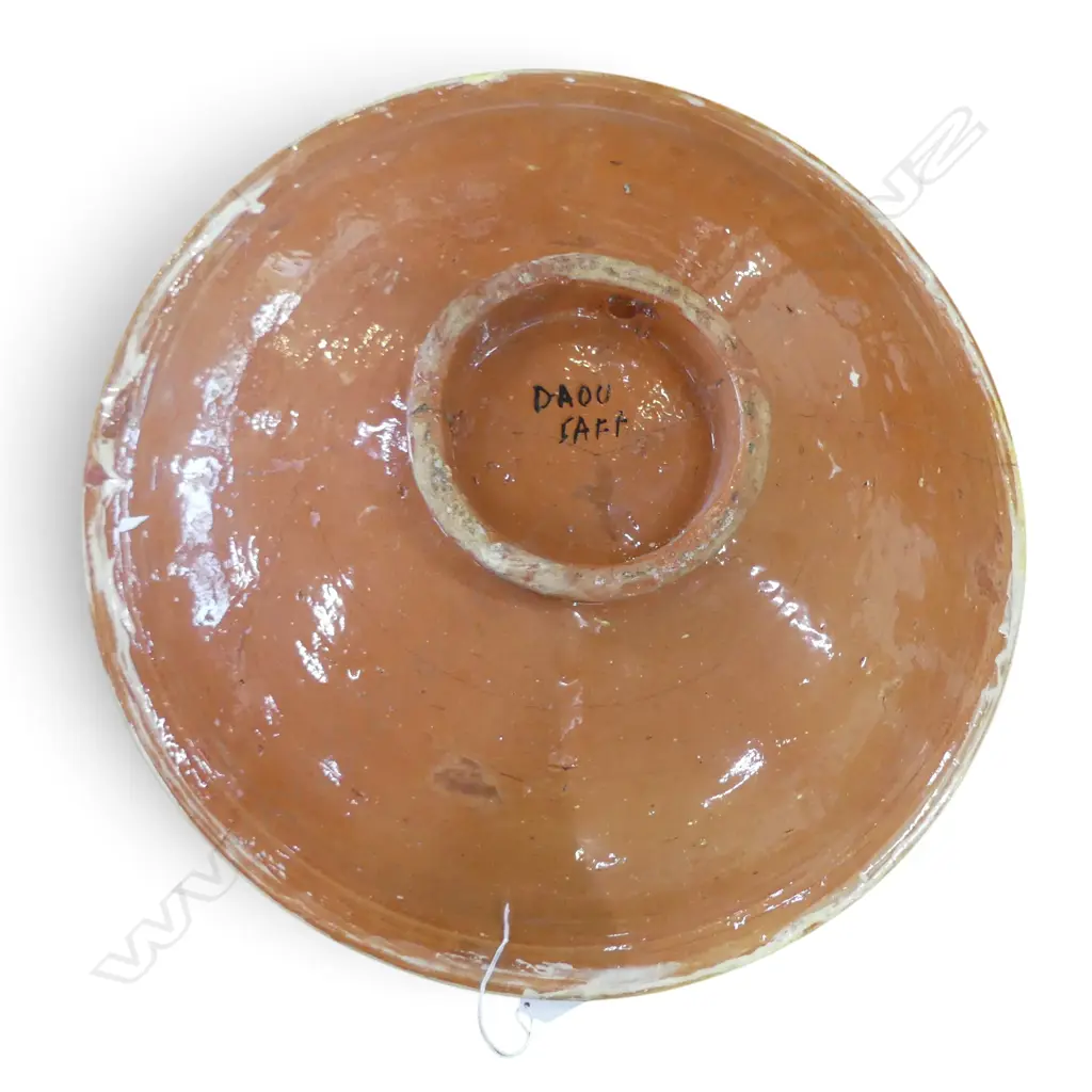 LG POTTERY PLATTER faults, on stand Dia.490mm Image 1++