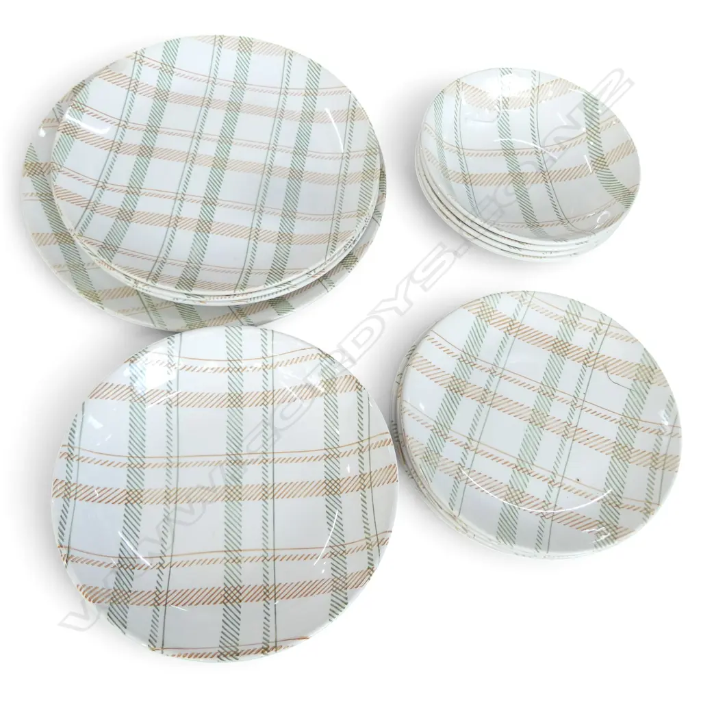 ROYDON CROWN LYNN TAM 'OSHANTER PART DINNER SET Image 1++
