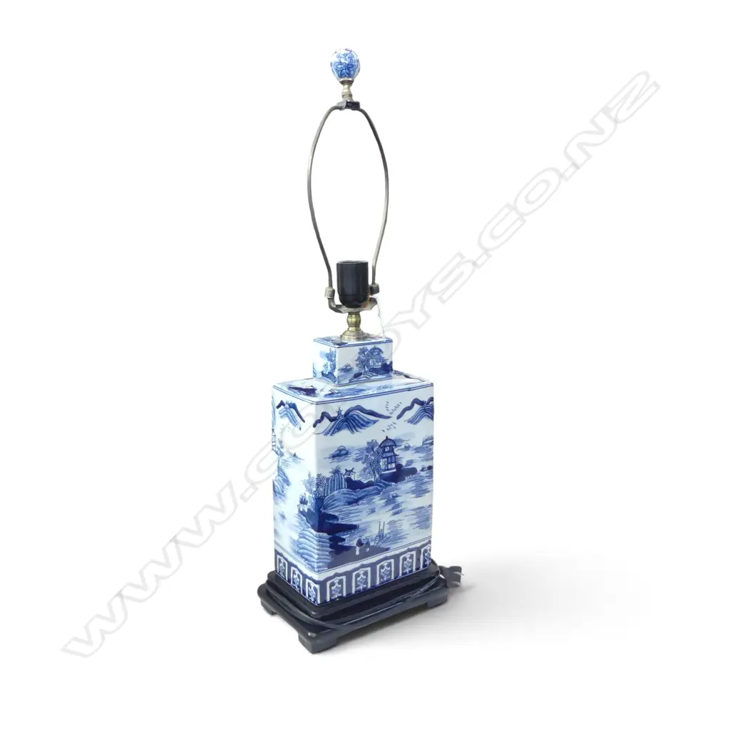 ORIENTAL B/W LAMP (NO SHADE) H.680mm Image 1++