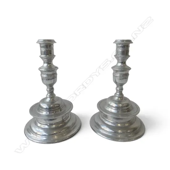 PR SILVER METAL CANDLESTICKS H.270mm