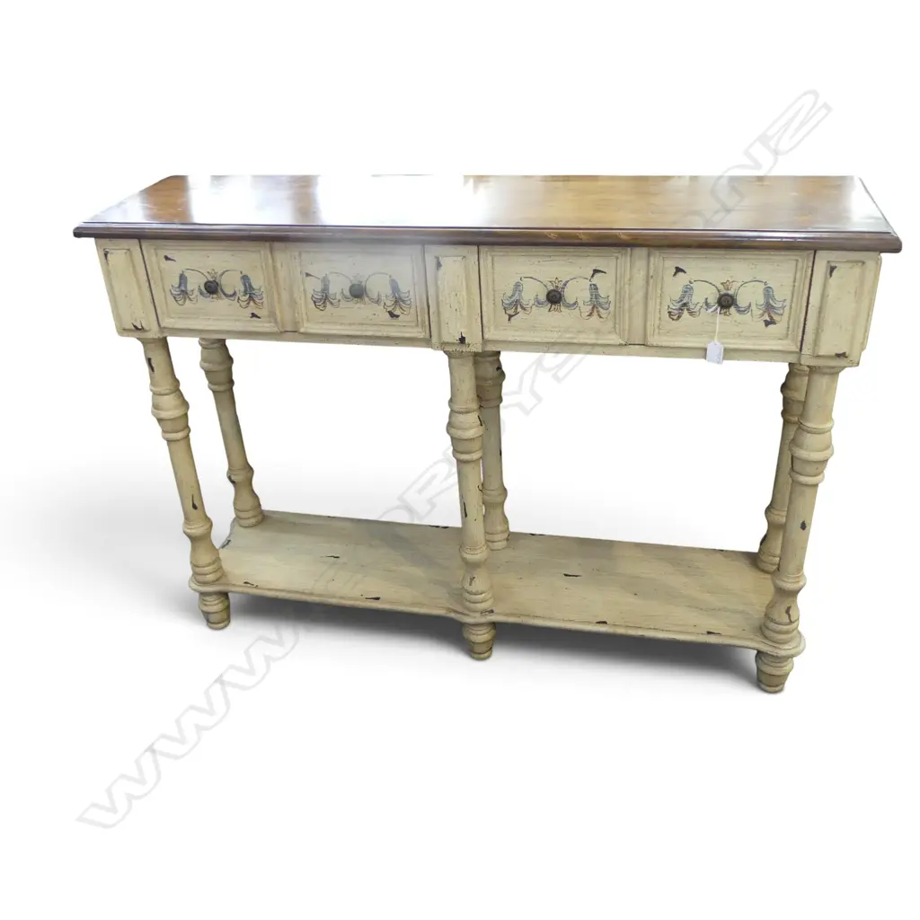 CONSOLE HALL TABLE W. DRAWERS L1200 H870MM Image 1++