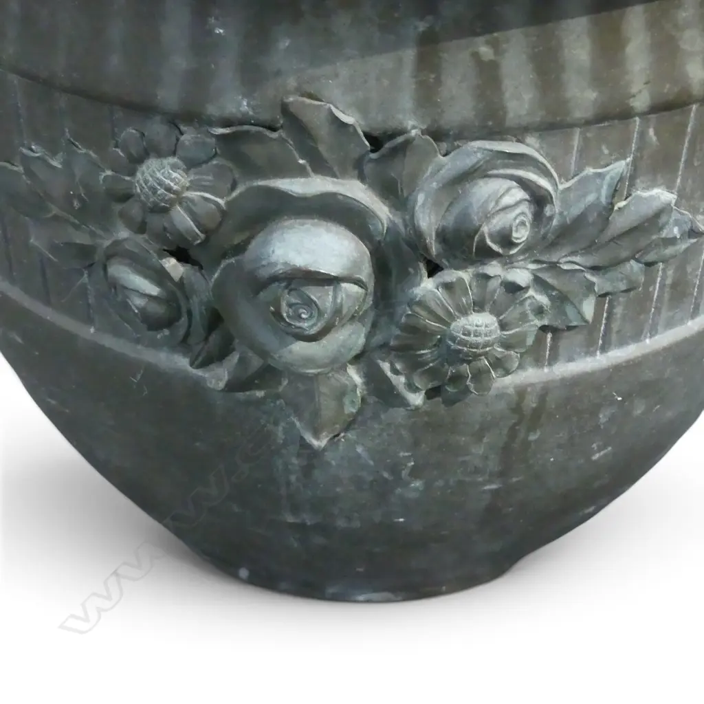 3 COPPER JARDINIERES H.250mm  Image 1++