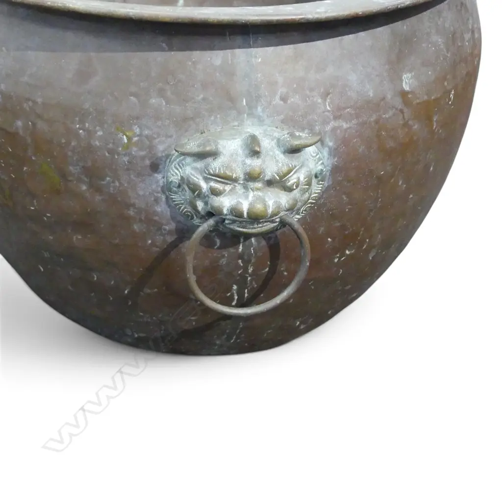 3 COPPER JARDINIERES H.250mm  Image 1++