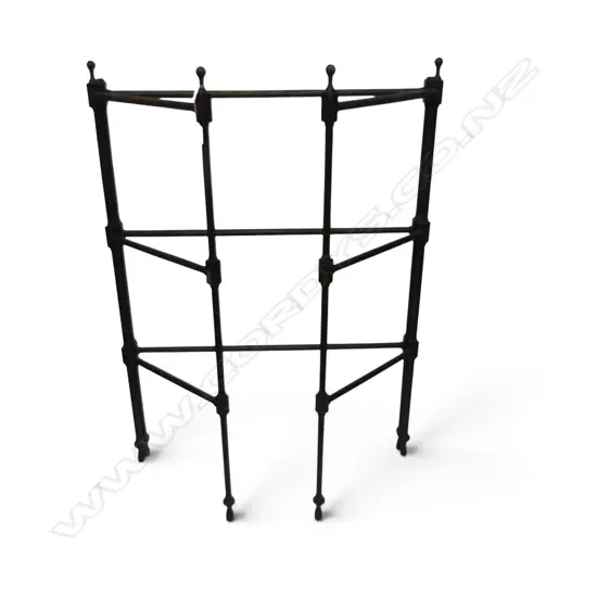VINTAGE WOODEN FOLDING TOWEL RAIL H.1020mm