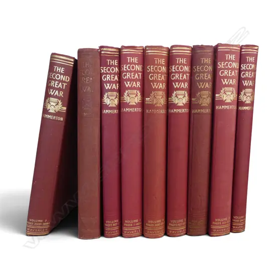 9 VOLS. THE SECOND GREAT WAR