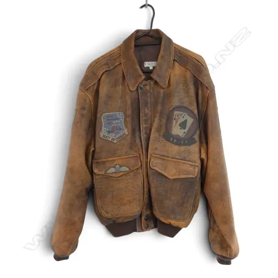 WWII STYLE LEATHER JACKET BY RARITY MELBOURNE SIZE L