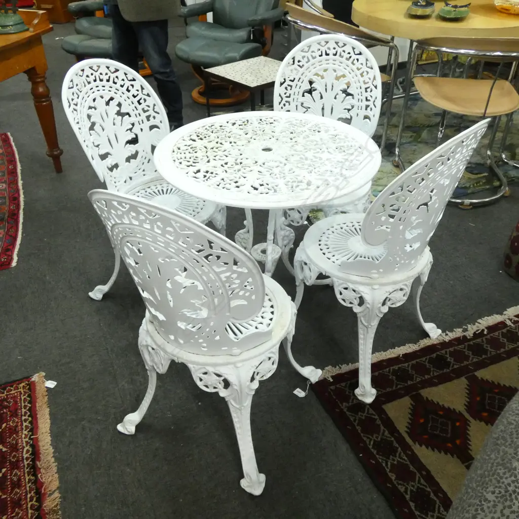 ENDERSLEA TABLE + FOUR CHAIRS Image 1++