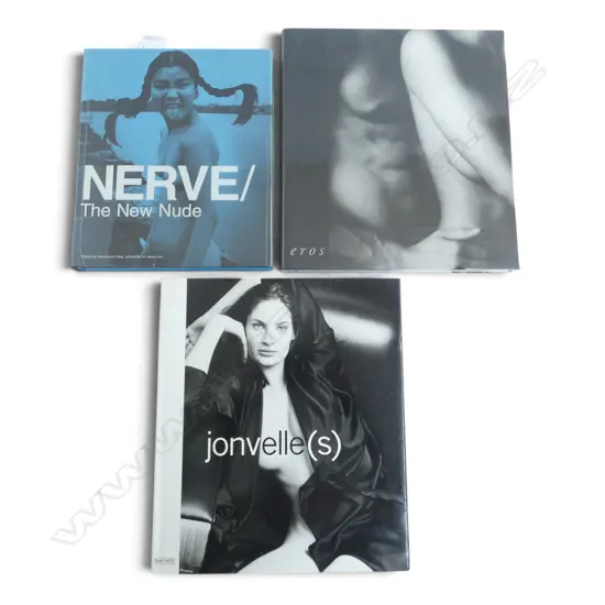 3 EROTIC PHOTOGRAPHY BOOKS