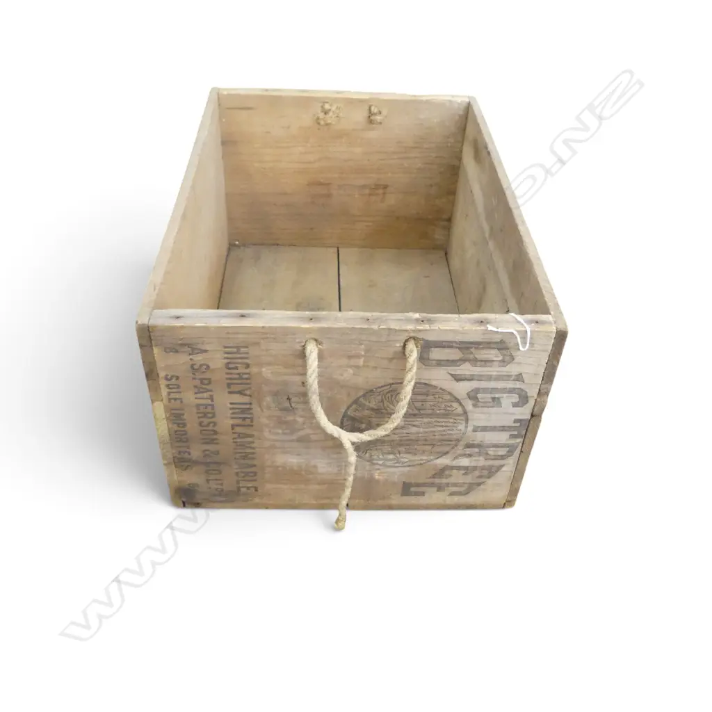 WOODEN BIG TREE CRATE 530x280x260mm Image 1++
