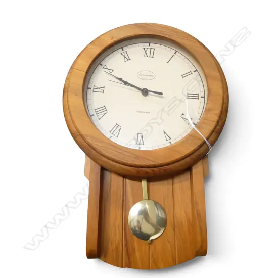 N.Z. LULL-A-BYE WOODWARE WALL CLOCK H.460mm