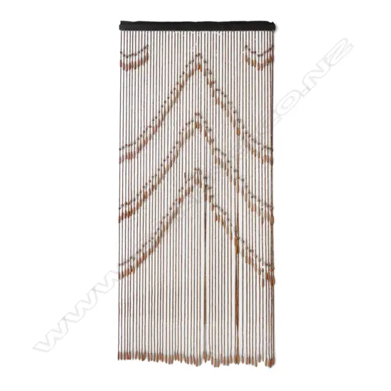 WOODEN BEADED CURTAIN