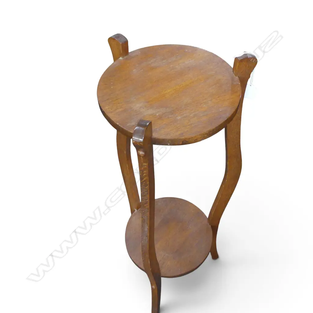 OAK PLANT STAND H.890mm Image 1++