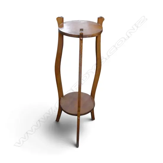 OAK PLANT STAND H.890mm