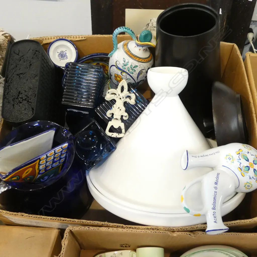 ASST. KITCHEN WARE; WHITE TANGINE ETC Image 1++