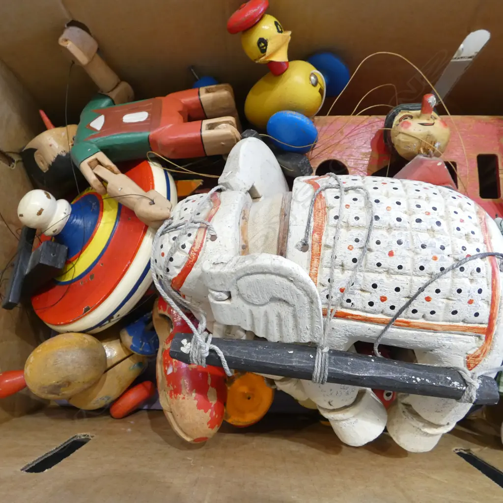AAST. VINTAGE WOODEN TOYS & PUPPETS etc Image 1++