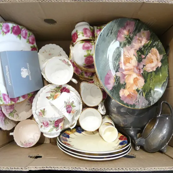 BOX OF ASST. FANCY CHINA