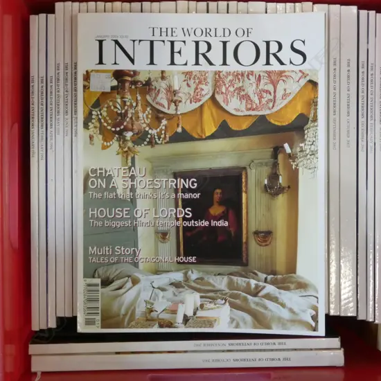 WORLD OF INTERIORS MAGAZINES