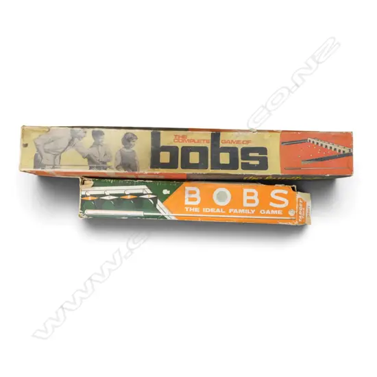 2 BOXED VINTAGE 'BOBS' GAMES